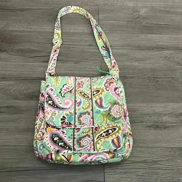 Vera Bradley  Crossbody Messenger "Tutti Frutti" Retired Patterns Bag - Picture 2 of 12